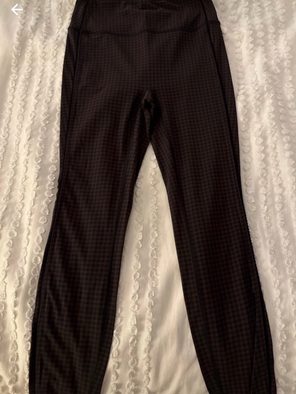 all in motion Black Micro-Check High-Rise Leggings